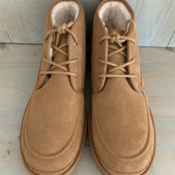 UGG NEUMEL MOC CHESTNUT CHUKKA BOOTS NEW - Picture 2 of 8